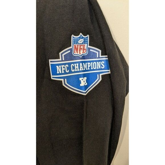 NFL Large Superbowl Champions XLII Osi Umenyiora 72 Long Sleeve Black Shirt - Picture 6 of 11